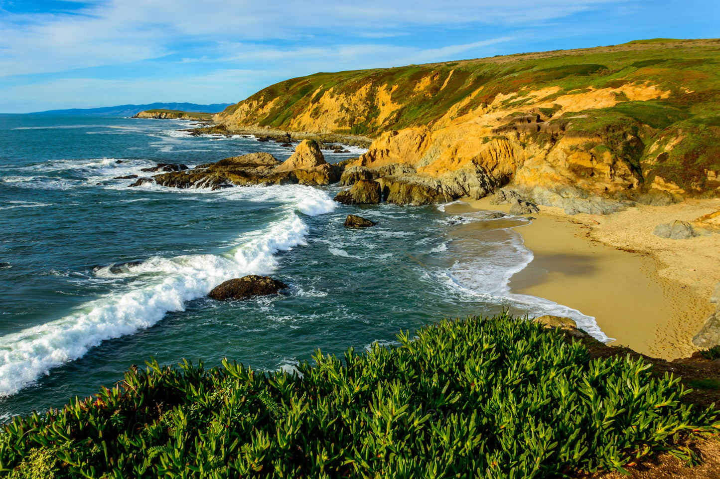 Bodega Head, Photograph Print, Wall Art, Fine Art, Home Décor, Landscape Print,Bodega Bay, Beach, California, Hwy 1, Cliffs, Ocean, Waves.