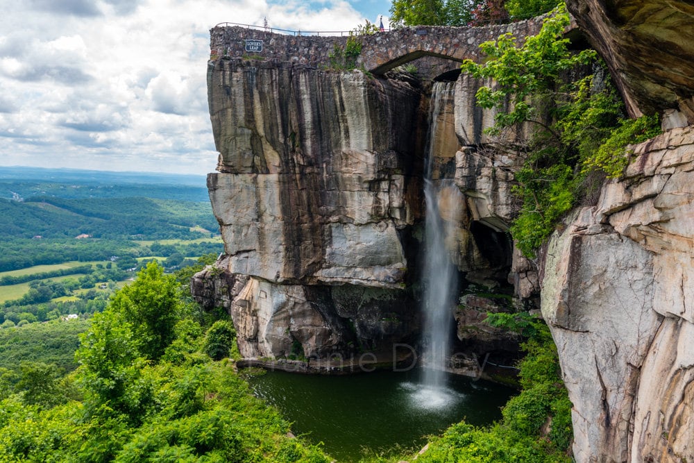 Lookout Mountain,Falls,Spring,Waterfalls,Rock City Gardens,Georgia, Chattanooga,Tennessee, Landscape Photograph Print, Metal, Frannie Dilley