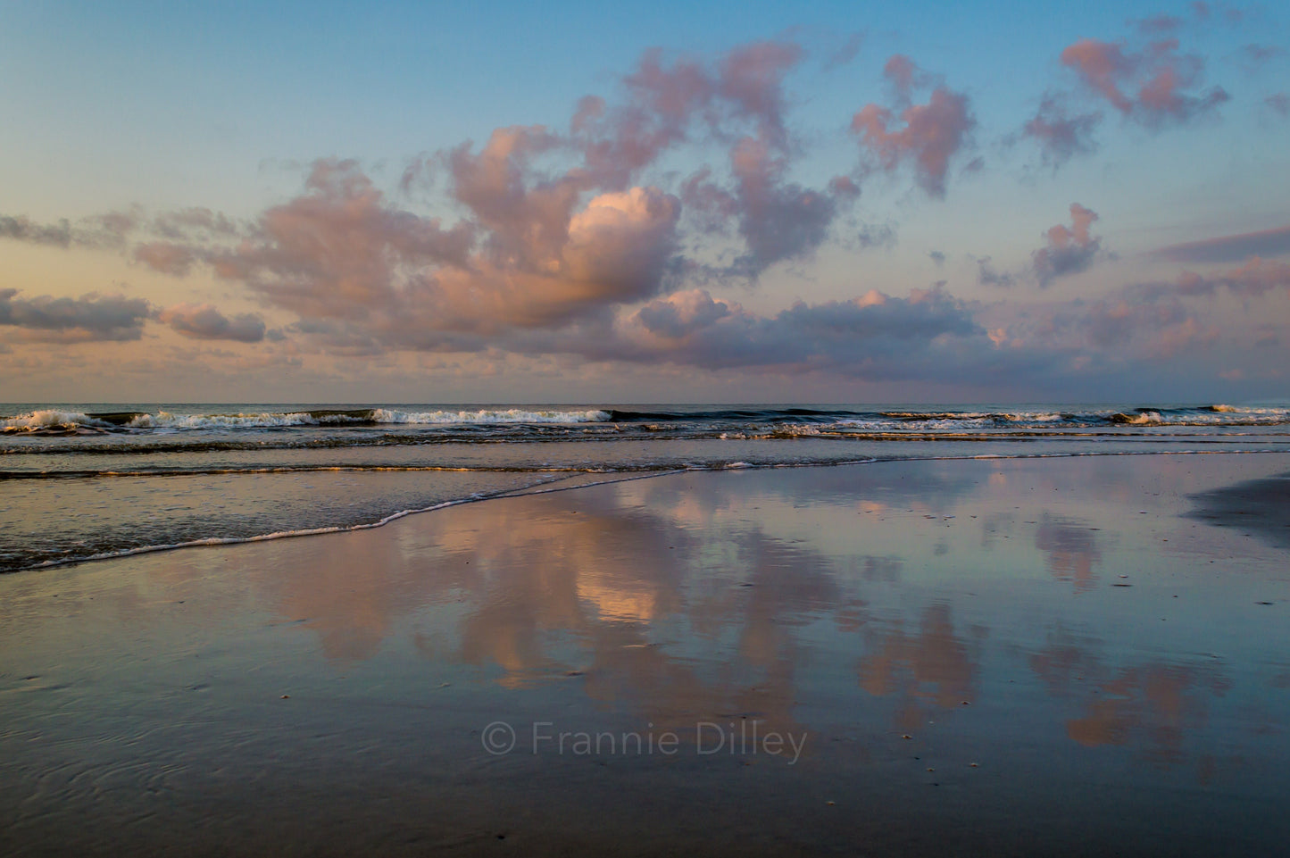 Hilton Head Island, Photograph Print, Wall Art, Home Décor, Landscape Print,Coligny Beach, Sunrise Reflections, South Carolina, Purple sky.