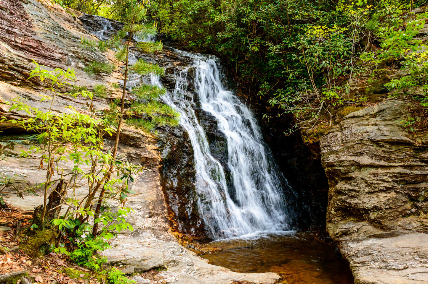 Upper Cascades Falls, Photograph Print, Wall Art, Home Decor, Canvas, Landscape Print, Hanging Rock, North Carolina, Danbury, Winston Salem,