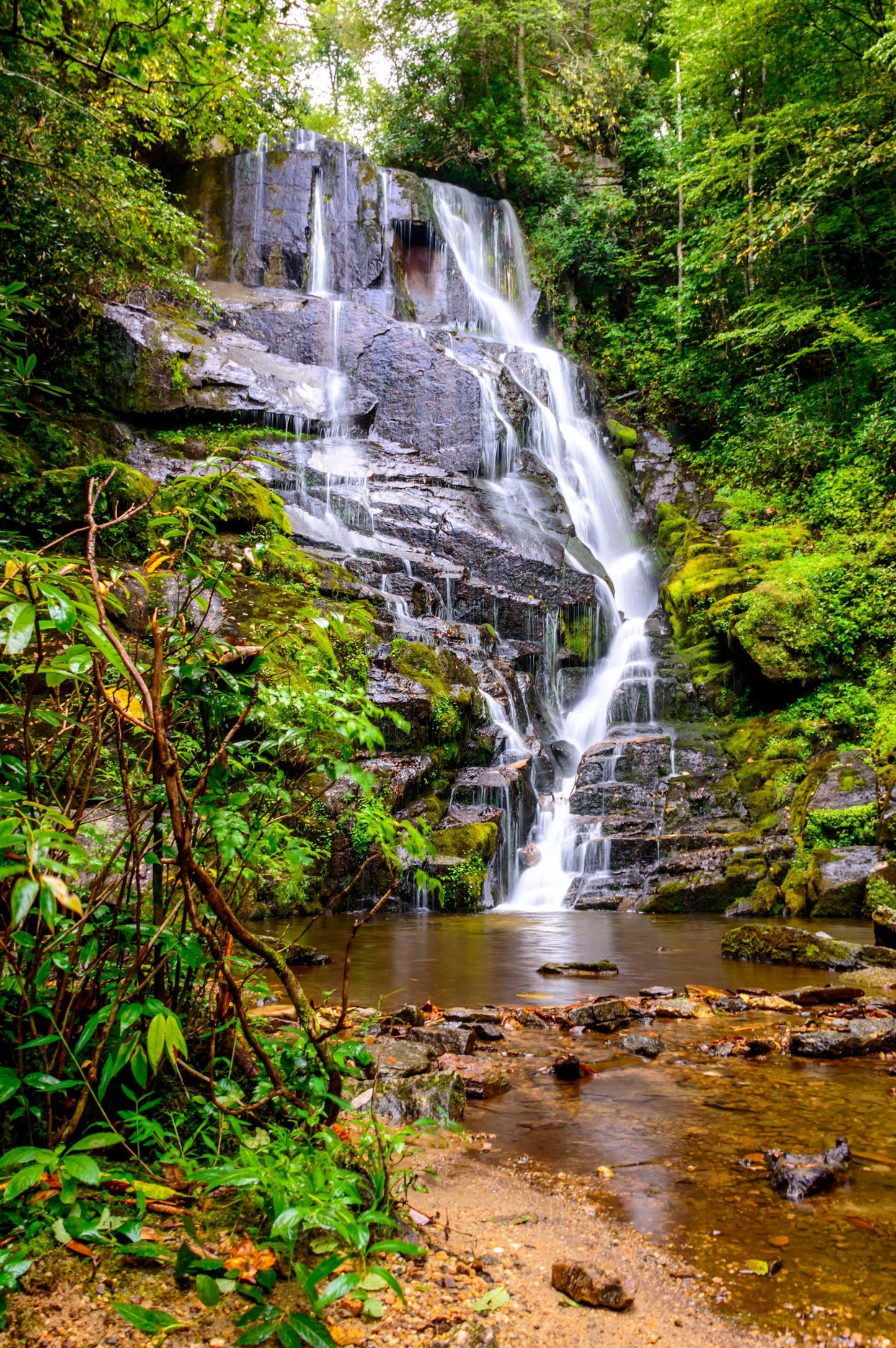 Eastatoe Falls, North Carolina, Brevard, Rosman, Sapphire, Waterfall, Cliff, Rock Cliff, Landscape Photograph, Hendersonville, Serene,