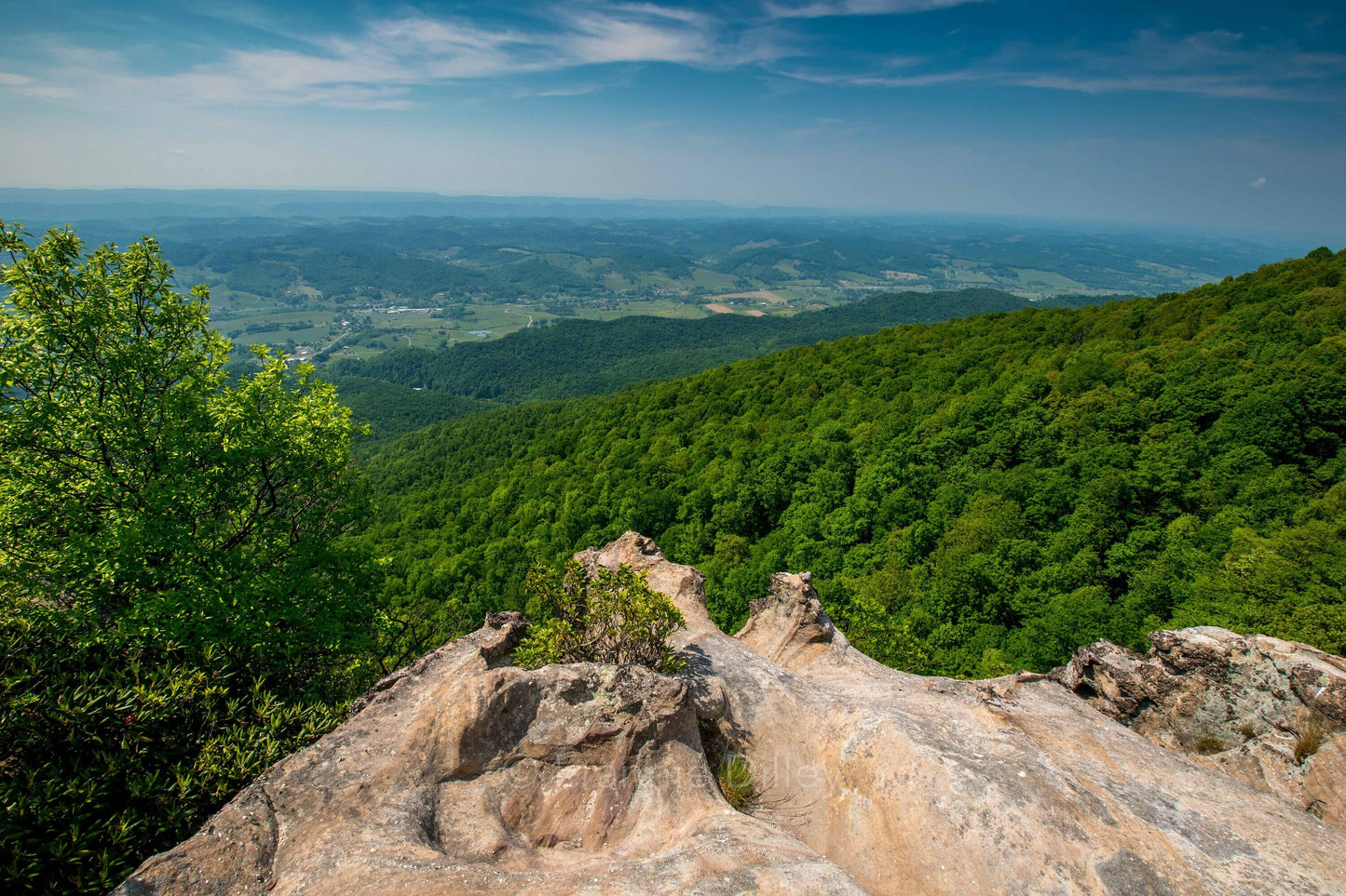 White Rocks Overlook, Civic Park Trailhead, Ewing, Virginia, Cliffs, Cumberland Gap, Sand Cave, Frannie Dilley, Landscape Photography