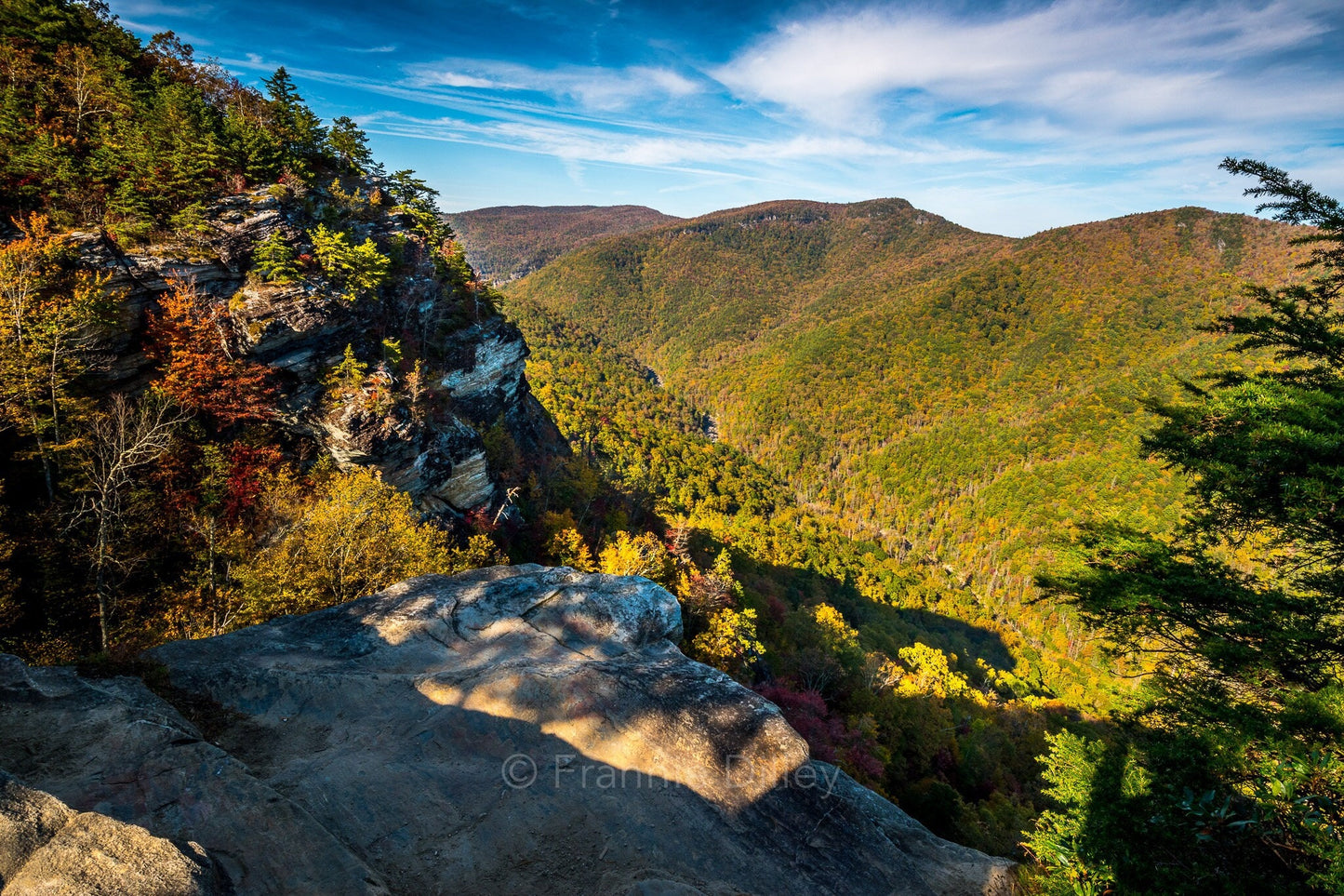 Wisemans View Metal Photograph Print, Wall Art Home Décor Landscape Linville North Carolina Linville Gorge Falls Frannie Dilley Photography