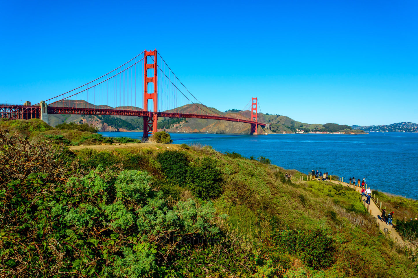 Golden Gate Bridge, San Francisco, Golden Gate, Landscape Photograph, Sausalito, Presidio, Hwy 101, Beach