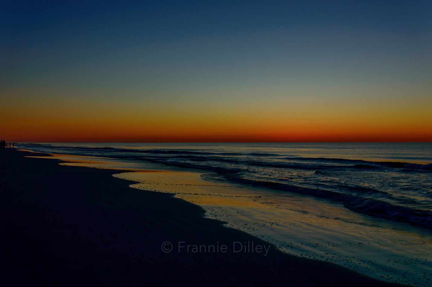 Hilton Head Island, Coligny Beach, Sunrise, Landscape Photograph, Beach, Bluffton, Orange Sky, South Carolina