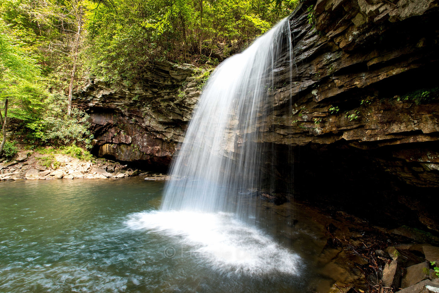 Little Stony Falls, Little Stony National Recreation Area, Dungannon, Virginia, Hiking, Waterfalls, Frannie Dilley, Landscape Photograph