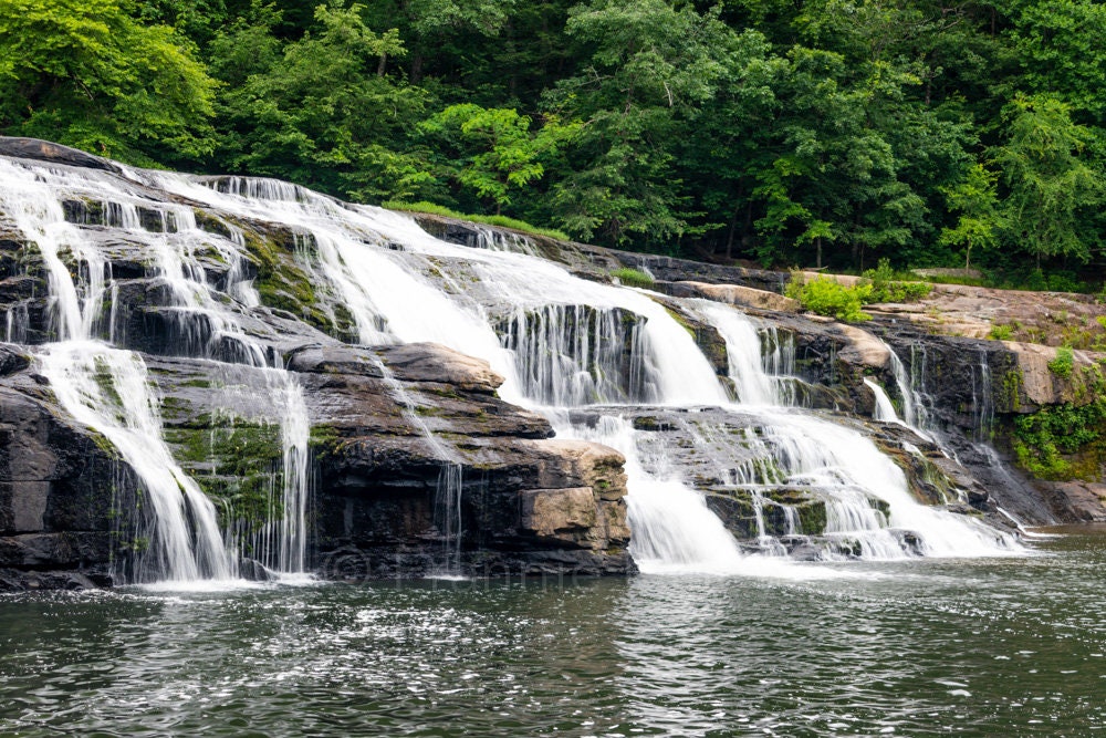 High Falls County Park, Arch Rock, Waterfalls, Lake Keowee, Seneca, South Carolina, Hiking, Photograph Print, Metal, Frannie Dilley