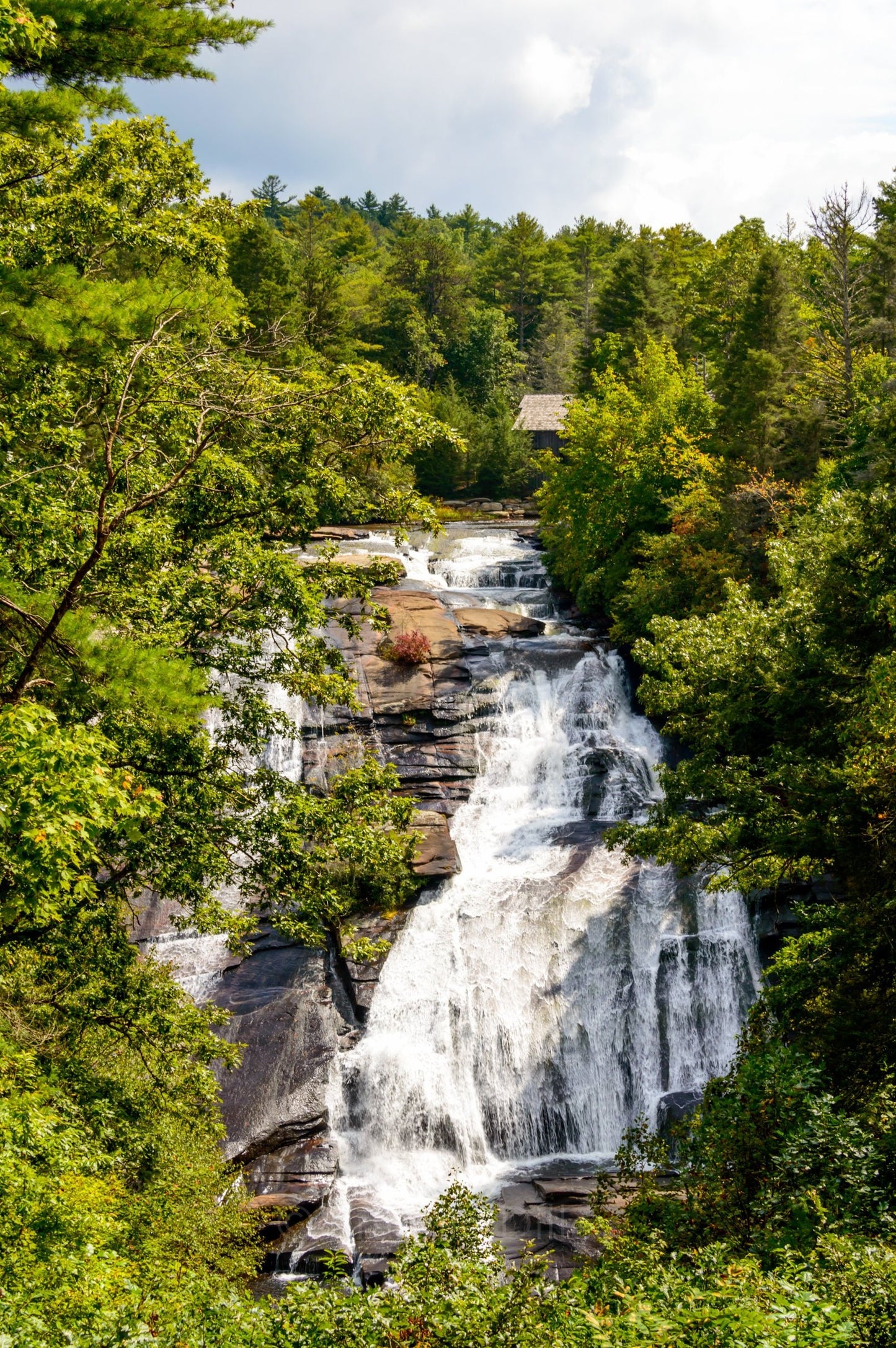High Falls, DuPont State Forest, Waterfall, Landscape Photograph,Hunger Games,Flat Rock,Brevard,Hendersonville,Pisgah Forest, North Carolina
