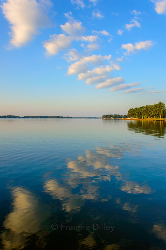Lake Norman, Mooresville, Charlotte, Huntersville, Lake, Cornelius, Reflections, North Carolina, Clouds, Landscape Photograph