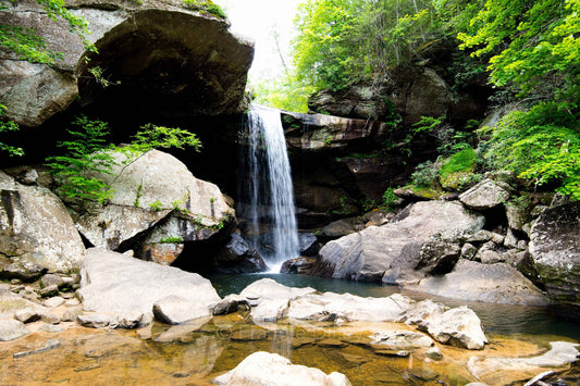 Cumberland Falls, Eagle Falls, Waterfalls, Rushing River, Corbin, Kentucky,Big Waterfall,Moonbow,Frannie Dilley,Landscape Photography Print