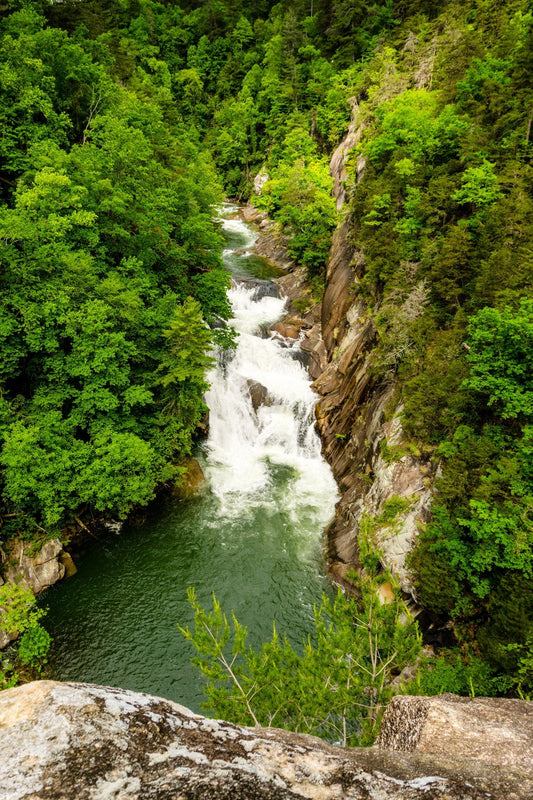 Tallulah Falls, Tempesta Falls, L'Eau d'Or Falls, Waterfall, Tallulah Gorge State Park, River, Clarkesville, Georgia, Landscape Photograph