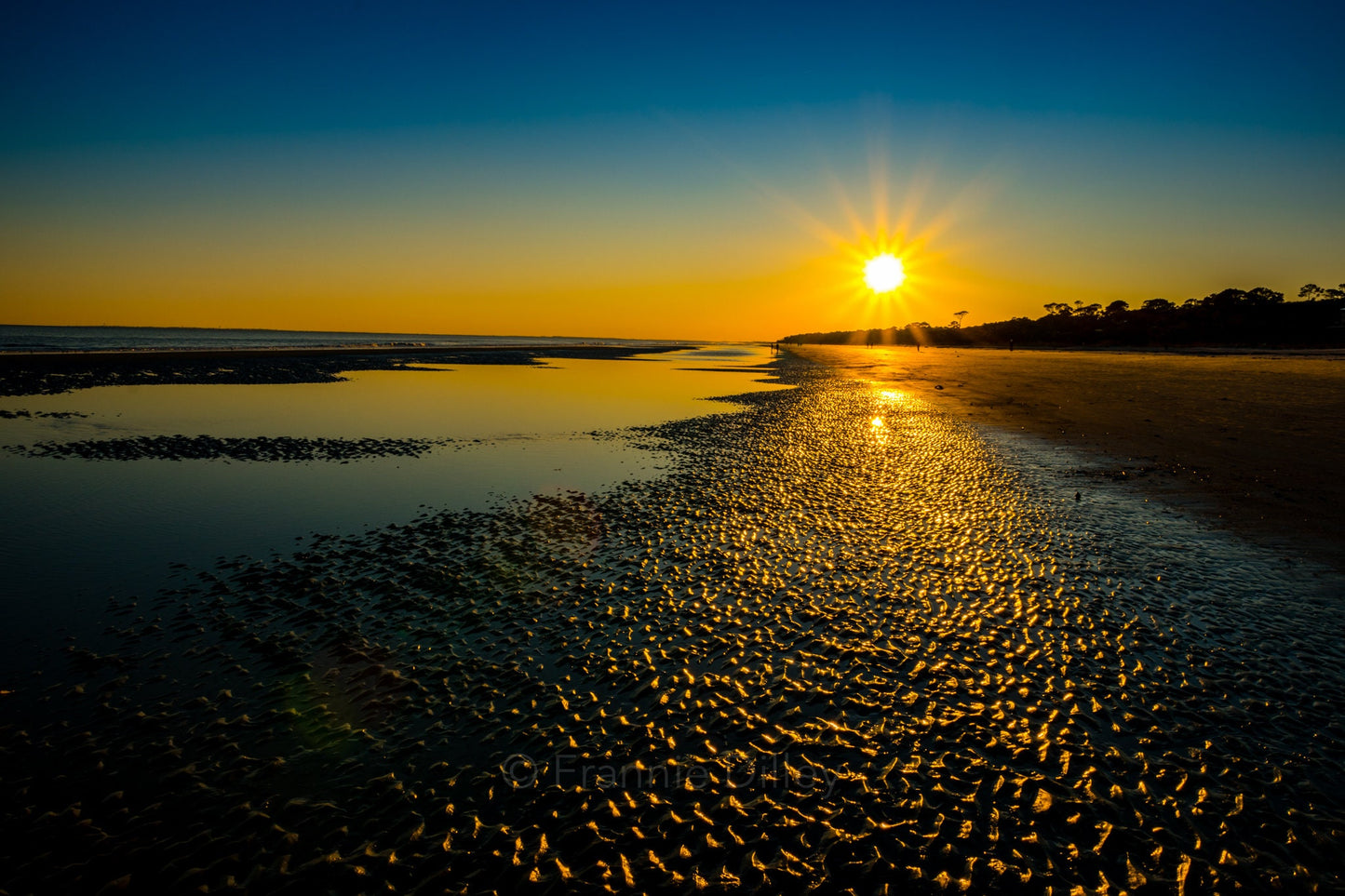 Hilton Head Island, Coligny Beach, Landscape Photograph, Beach, Bluffton, Sunset, South Carolina,