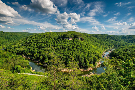 Devil's Jump Overlook, Rapids, Big South Fork, Cumberland River, Stearns, Whitley City, Kentucky, Frannie Dilley, Landscape Photography