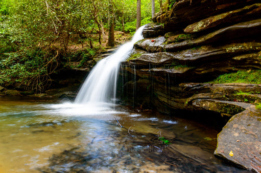 Carrick Creek Falls, Photograph Print, Art Print, Wall Art, Table Rock State Park, South Carolina, Hiking, Waterfalls, Landscape Photograph