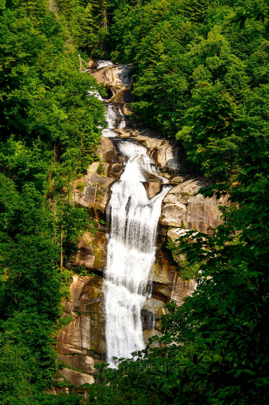 Lower Whitewater Falls, Whitewater Falls, Whitewater River, Waterfall, Lake Jocassee, South Carolina, Landscape Photograph
