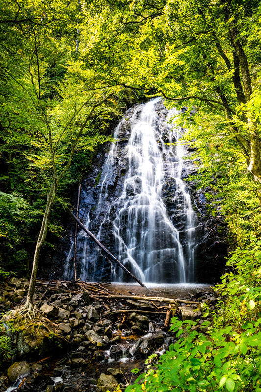 Crabtree Falls, Waterfall, Spring, Grassy Creek, North Carolina, Landscape Photograph