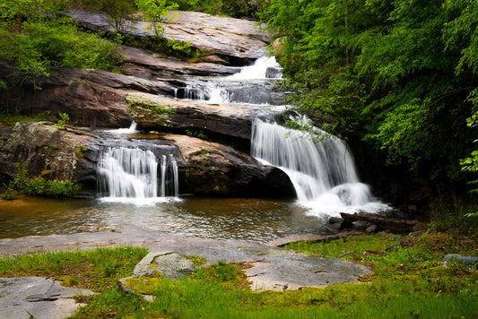 Ramsey Creek Falls,Chau Ram County Park,Jones Gap,Westminster, Chauga River, Waterfalls, Saluda, Print, Landscape Photograph,Frannie Dilley