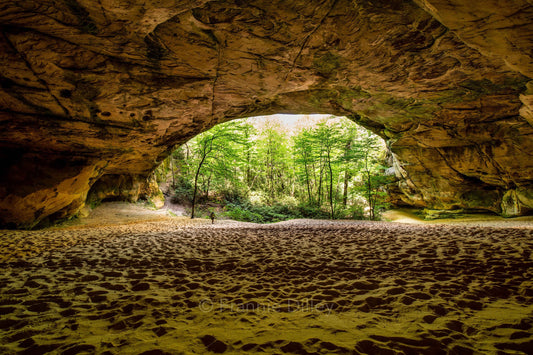 Sand Cave, Secret Cave, White Rocks, Civic Park Trailhead, Ewing, Virginia, Kentucky, Cumberland Gap, Frannie Dilley, Landscape Photography