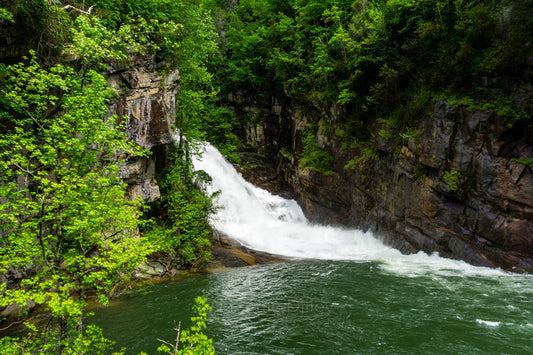 Tallulah Falls, Hurricane Falls, Waterfall, Tallulah Gorge State Park, River, Clarkesville, Georgia, Landscape Photograph