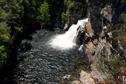 Linville Falls, Photograph Print, Wall Art, Home Décor, Landscape Print,Plunge Pool, North Carolina, Linville Gorge, Waterfall.